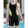 thumbnail image 5 of Charmo Girls One Piece Swimsuit Boyleg Athletic Bathing Suit Training Swimwear Size 8-16, 5 of 8