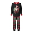 thumbnail image 1 of Christmas Family Pajamas Long Sleeve Tree Print Tops Plaid Pants, 1 of 9