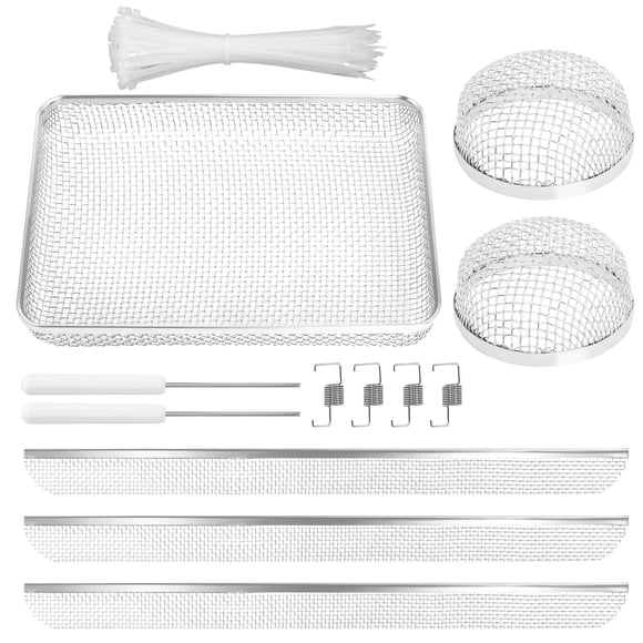 Moustiquaire Anti-Insectes Volants pour VR pour Évents de Campeur Protège les Fours de VR contre les Insectes Maille en Acier Inoxydable avec Outil d'Installation 20 Pouces x 1-1/2 Pouces & 2