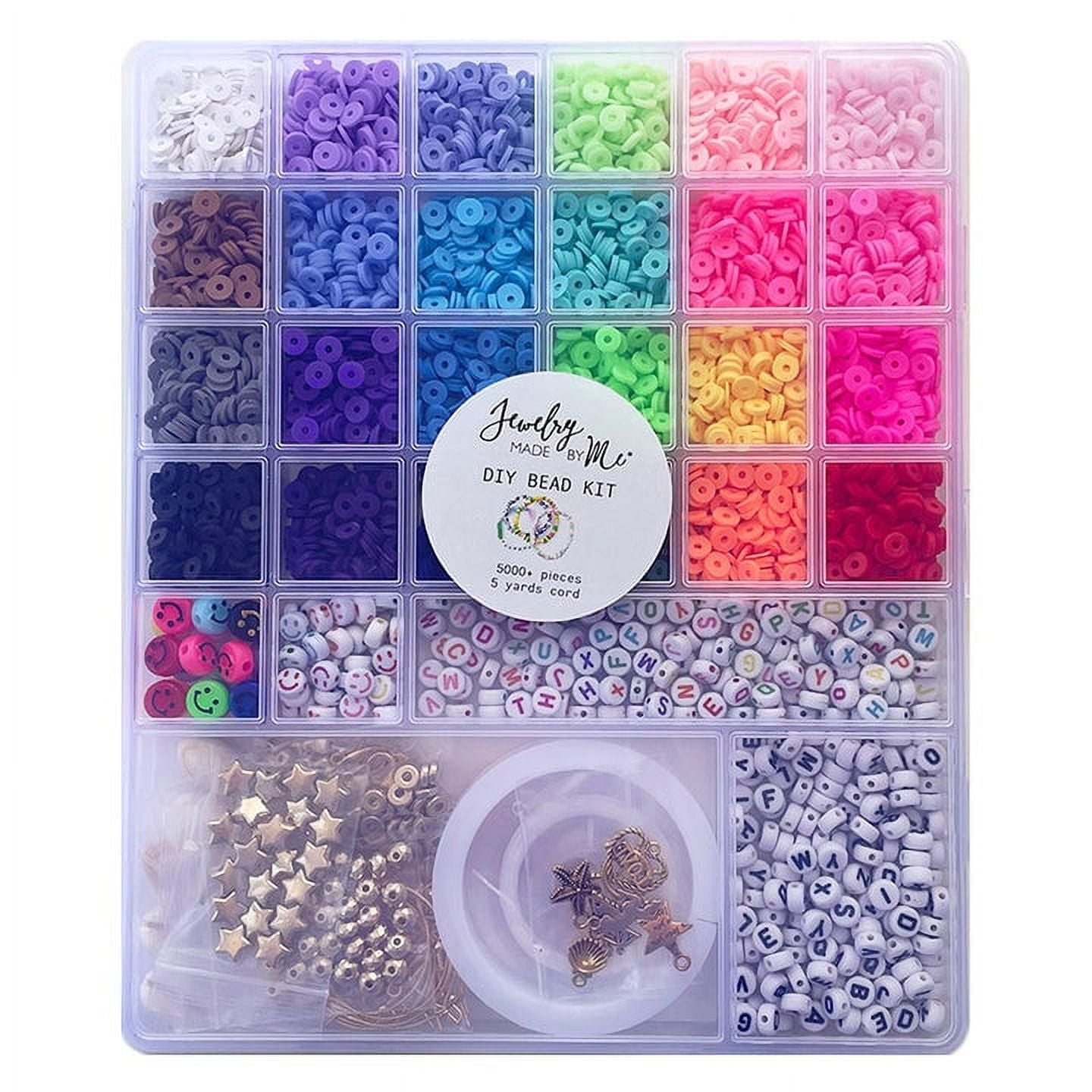 Beading Kit From Jewelry Made by Me with Heishi Beads, Alphabet Beads, Jewelry Findings and More!