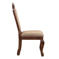 thumbnail image 3 of Beige And Cherry Solid Back Side Chairs (Set Of 2), 3 of 5