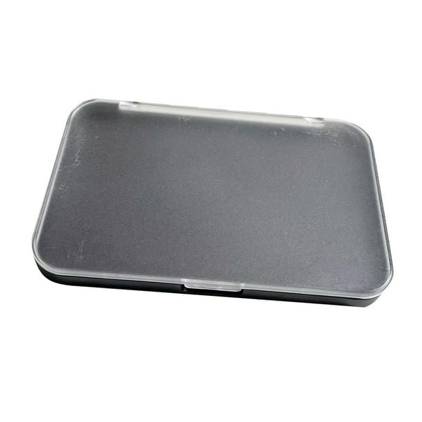 Paleta Vacía de Sombras de Ojos con Tapa Transparente Esmerilada Caja Dispensadora para Almacenamiento de Maquillaje Organizador Portátil para Polvos Compactos Adecuada para Uso Diario Viajes