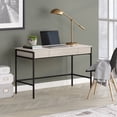 thumbnail image 2 of Evelyn&Zoe Evans 48" Wide Rectangular Writing Desk, Alder White, 2 of 7