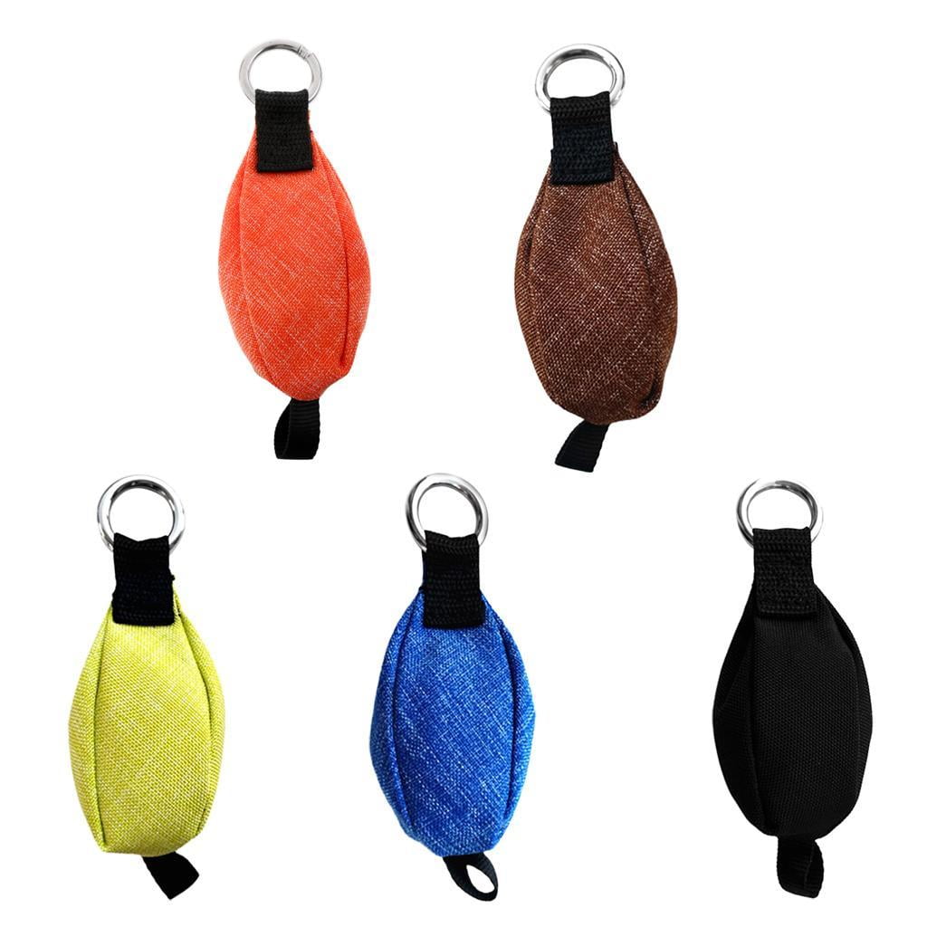 Wswqop 250g / 8.8 oz Rock Climbing Throw Weight Bag Tree Arborist Gear, Orange