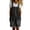 Black, variant on Denim Rompers for Women Scoop Neck Button Down Baggy Overalls Adjustable Strap Sleeveless Wide Leg Casual Rompers with Pockets Light Blue M