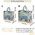 thumbnail image 2 of FORMRS Womens Corduroy Tote Bag Crossbody Shoulder Handbag with Pocket, Seaside Leaves, 2 of 7