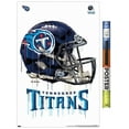 thumbnail image 1 of NFL Tennessee Titans - Drip Helmet 20 Wall Poster, 22.375" x 34", 1 of 4