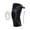 A002- Black, variant on Knee Compression Sleeve, Knee Compression Sleeve for Knee Pain, Knee Support for Running, Knee Brace with Side Stabilizers, Adjustable Rotary Tension Dial Design for Custom