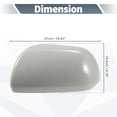 thumbnail image 3 of Cubierta de Espejo Lateral Izquierdo para Conductor de Reemplazo de Unique Bargains para Toyota Highlander 2009-2014 Gris, 3 of 6