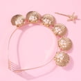 thumbnail image 5 of Diadema de aleación personalizada con forma de concha para crear accesorios para el cabello con pinza para el cabello para vacaciones en la playa. Combinación de materiales ideal para, 5 of 5