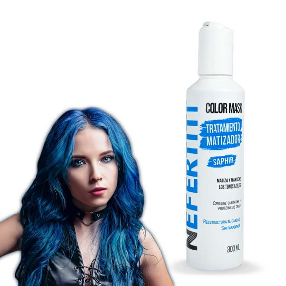 Tratamiento Matizador Color Mask Azul Nefertiti – Intensifica y Mantiene Tonos Azules