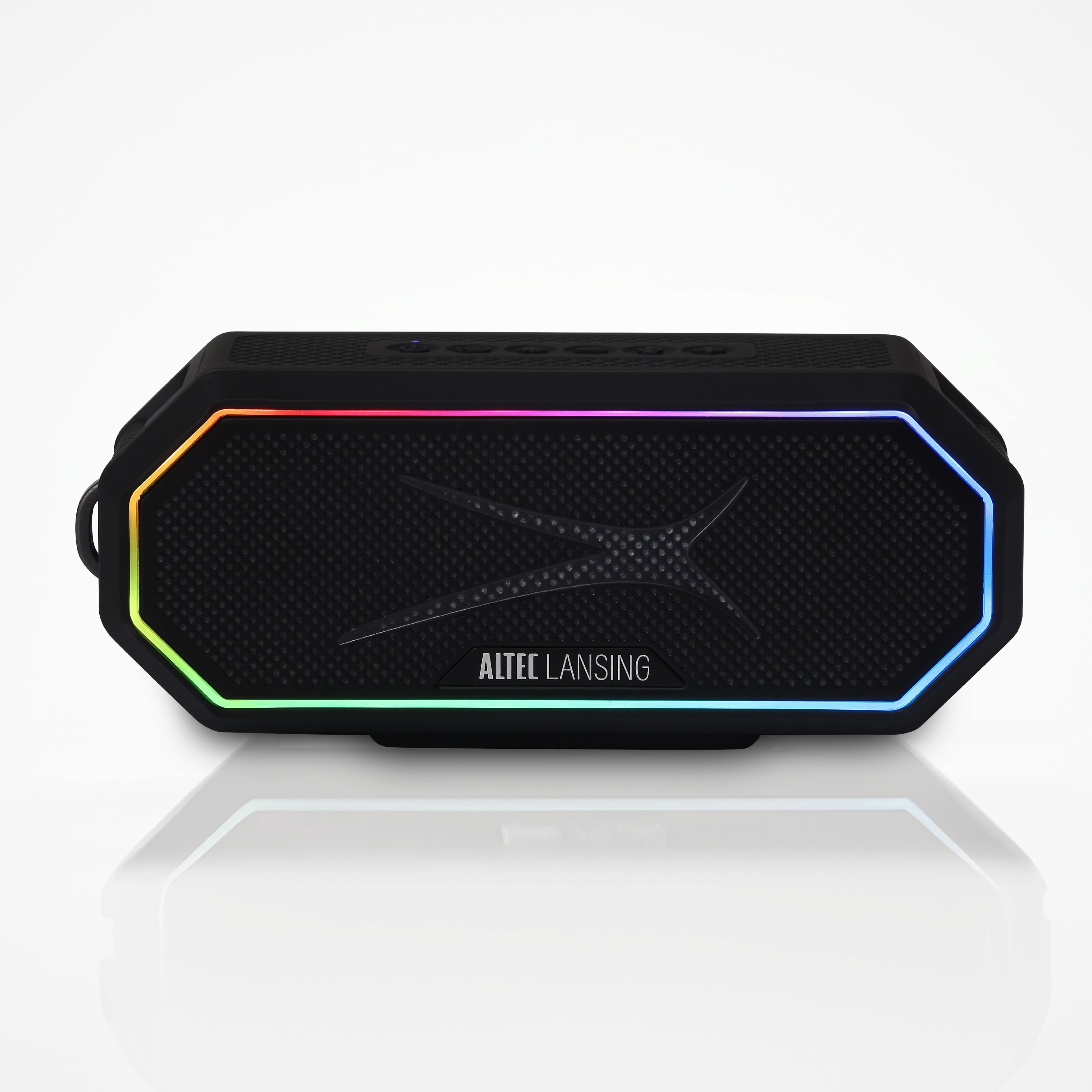 Open Box Altec Lansing Hydra Jolt 2.0 Everything Proof Wireless Magnetic Portable Bluetooth Speaker, Black