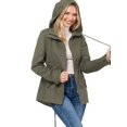 thumbnail image 7 of Made by Olivia Women's Military Anorak Safari Hoodie Jacket, 7 of 7