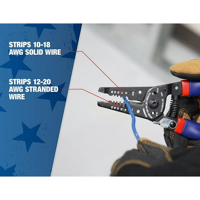 ORX PLUS Wire Stripper & Cutter Kit – Tool For 10-20 AWG Cables, DIY Electronics & Auto Repair 2 thumbnail image