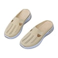 thumbnail image 5 of Fnooota Womens Slip on Sneakers, Summer Non Slip Mesh Casual Walking Shoes Beige Size 7.5, 5 of 8