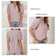 thumbnail image 5 of Camisa de gasa para mujer Nikou con pompones, 5 of 6