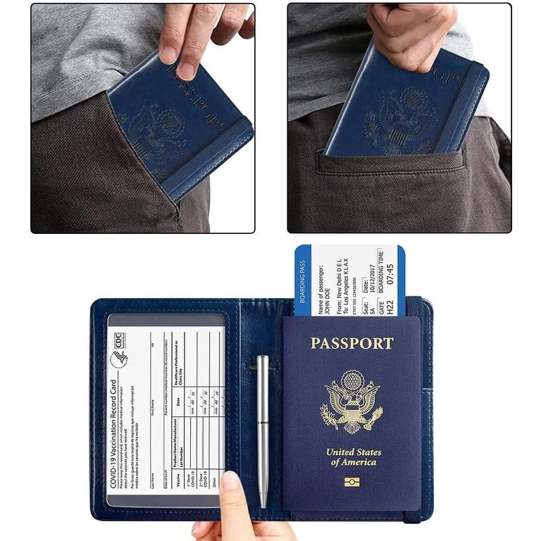 Passport and Vaccine Card Holder Combo Passport