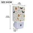 thumbnail image 4 of Yayeee LED Night Light for The Home Plug in With Light Sensors 2 Pack, Halloween Happy Ghosts, 4 of 6