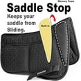 thumbnail image 2 of OrthoRide English Half Pad English Saddle Pad Quilted Correction Pad Adjustable 12 Memory Foam Inserts 4 Pockets Saddle Pads, Western Saddle, Dressage Half pad, 2 of 5