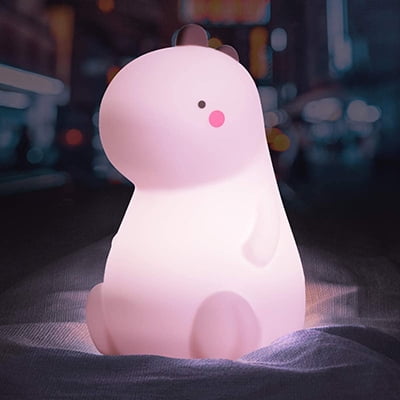 PENGXIANG Dinosaur Night Light Cute Baby Night Light Silicone
