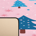 thumbnail image 3 of CURLYOOT Christmas Tree Runner Rug 2'x6' Washable Kitchen Runner Rug Indoor Non Slip Laundry Rugs Cartoon Forest Floor Carpet for Hallway Kitchen Entryway Bedroom Living Room, 3 of 9