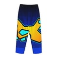 thumbnail image 3 of Lsque Geometry Dash Print Women's Pajama Pants, Lounge Pant - Comfortable Home Wear,Elastic Waistband, Stylish Design-Small, 3 of 9