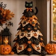 thumbnail image 4 of DIY Halloween Quilted Fabric Tree Kit, 3D Padded Sewing Craft Kit for Beginners, Handmade Fabric Tree Decor Seasonal Mantel Shelf Display Gift for Craft Lovers Halloween Decorations, 4 of 6