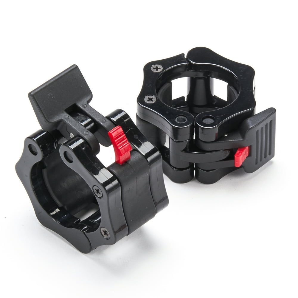 Black Mountain Products Barbell Clamps with Quick Release for 2 inch