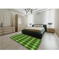 thumbnail image 5 of Ahgly Company Machine Washable Indoor Square Transitional Army Green Area Rugs, 6' Square, 5 of 7