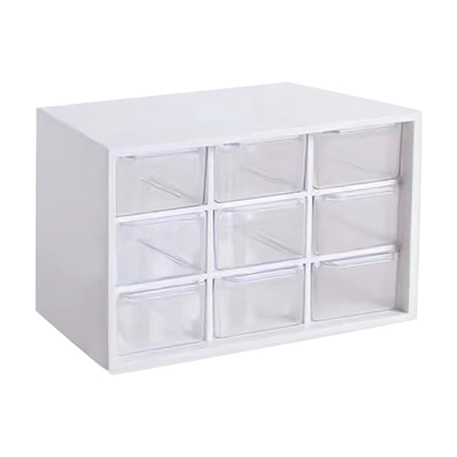Mini organizador de cajones para organizar pequeños organizadores con cajones para suministros de arte Blanco