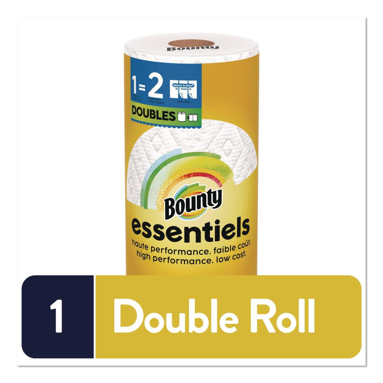 Essentials Select-A-Size Kitchen Roll Paper Towels 2-Ply 108 Sheets/Roll 24 Rolls/Carton