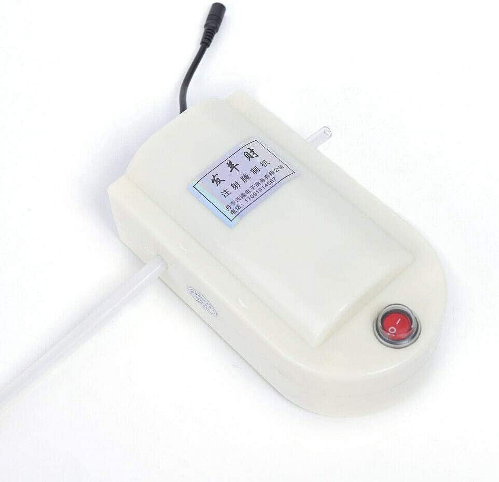 Automatic Meat Injector BBQ Injection Kit Electric Injector Meat BBQ Meat Saline Syringe Pump Single Double Gun for Cooking Grill Barbecue Syringe Injects Flavor in Meat(Double Gun)