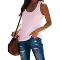 thumbnail image 2 of Summer Sleeveless Solid Skinny Sport Tank Tops, 2 of 4