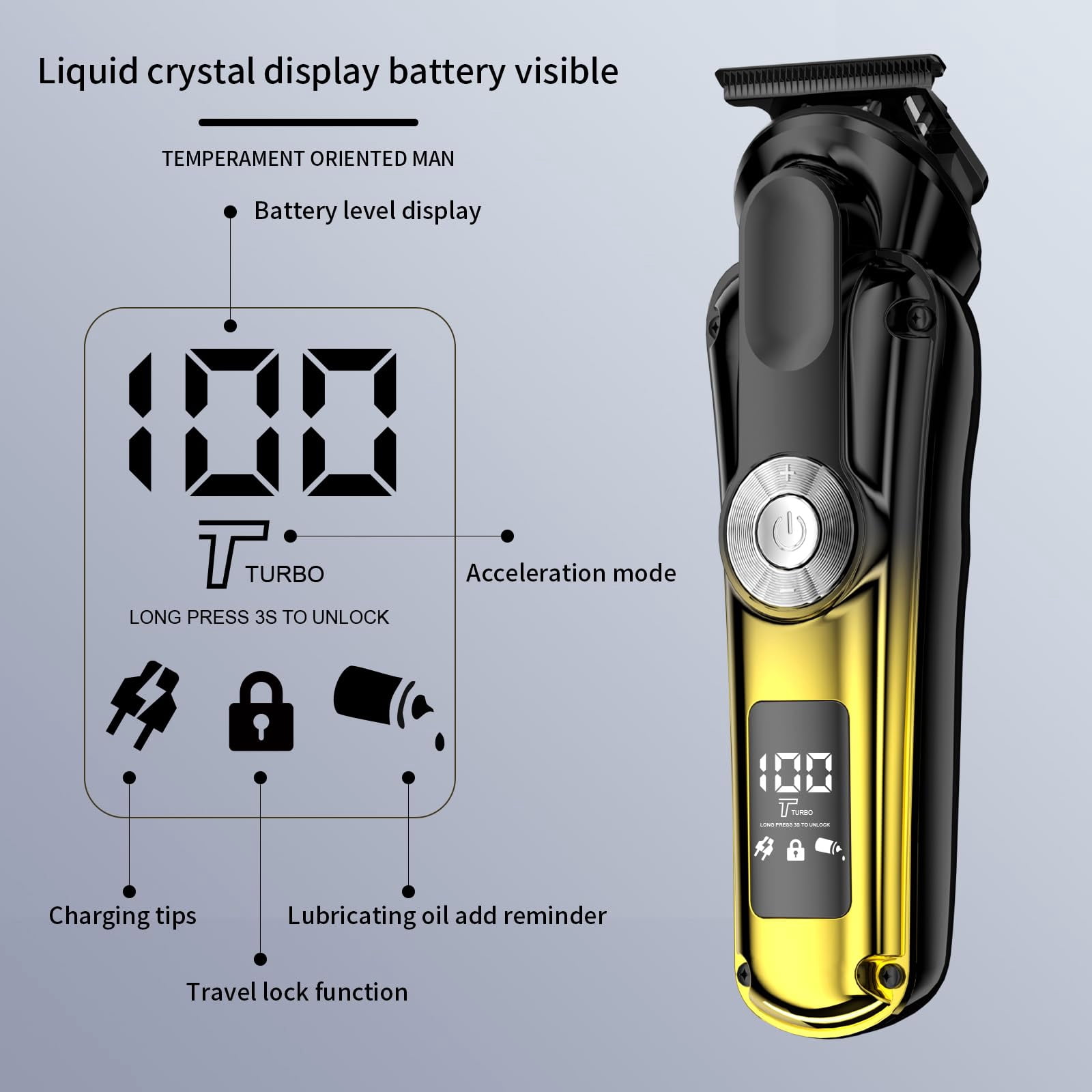 Juyafio New Upgrade 6-in-1 Beard Trimmer for Men,Hair Clippers Kit,Beard Trimmer for Men/Electric Razor,Body Hair Trimmer,Nose Hair Groomer,Cordless Precision Shave Kit,Waterproof USB Rechargeable
