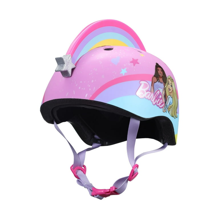 Barbie Rainbow Mohawk Kids Bike Helmet 3D Helmet for Kids Ages 5 Walmart