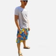 thumbnail image 3 of Pantalones cortos de playa para hombre, de secado rápido, de cinco puntos, para deportes, surf, pantalones casuales para hombre, 3 of 6