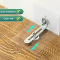 thumbnail image 3 of 2 Pack Adhesive Furniture Wall Anchors No Drill, Anti Tip Furniture Straps Kit for Baby Proofing, Secure Bookcase Dresser Shelf Cabinet to Wall for Child Safety - No Screw, 3 of 8