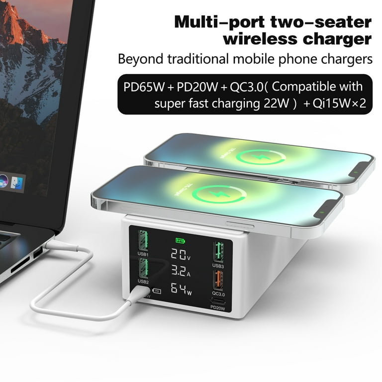 Flush Mount Power Units with Outlets, USB Ports, Qi Wireless Charger –
