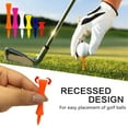 thumbnail image 4 of Huhudde 50 Pieces Golf-Tees Step Down Unbreakable Reusable Bulk Profession Height Control Tees for Practice, 4 of 19