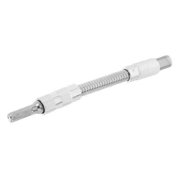 Hemoton Bendable Drill Bit Extension For Hard-To-Reach Areas Steel Drill Bit Extension Shaft Flexible Screwdriver Extension Universal Flexible Drill Bit Extender