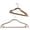 Bronze_5, variant on Mawa by Reston Lloyd Silhouette Series Non-Slip Space Saving Hanger with Pant Bar/Skirt Hook, Style 41/FRS, Set of 2, Red
