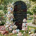 Cartoon Math Arch Backdrop Covers 5 FT, Abstract Number Chart Pattern ...