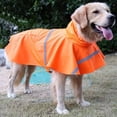 thumbnail image 2 of Chubasquero HUOGUO Chubasquero impermeable para mascotas con gorra para perro, 2 of 3