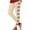 ZoO1-Leggings-Khaki, variant on Womens Novelty Christmas Leggings Letter Print Ankle Length Yoga Pants Funny Holiday Footless Tights Buttery Soft Stretch Comfy Lounge Bottoms L