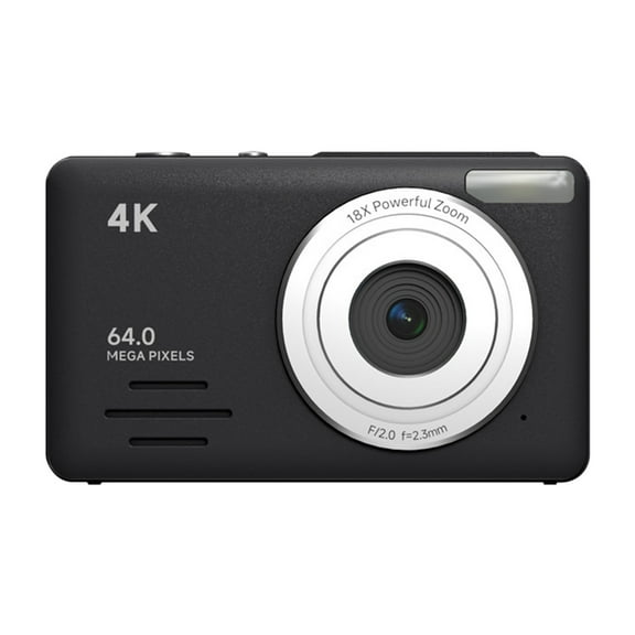 Black 2.88 Inch Screen Ccd Digital Camera With Tripod Stand 64Mp Photos 1080P Recording For Beginners