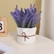 thumbnail image 5 of pstuiky Adornos románticos en macetas de estilo rural para el hogar sala de estar ramo de simulación de plástico bonsái plantas verdes manualidades decoración de mesa adornos., 5 of 6
