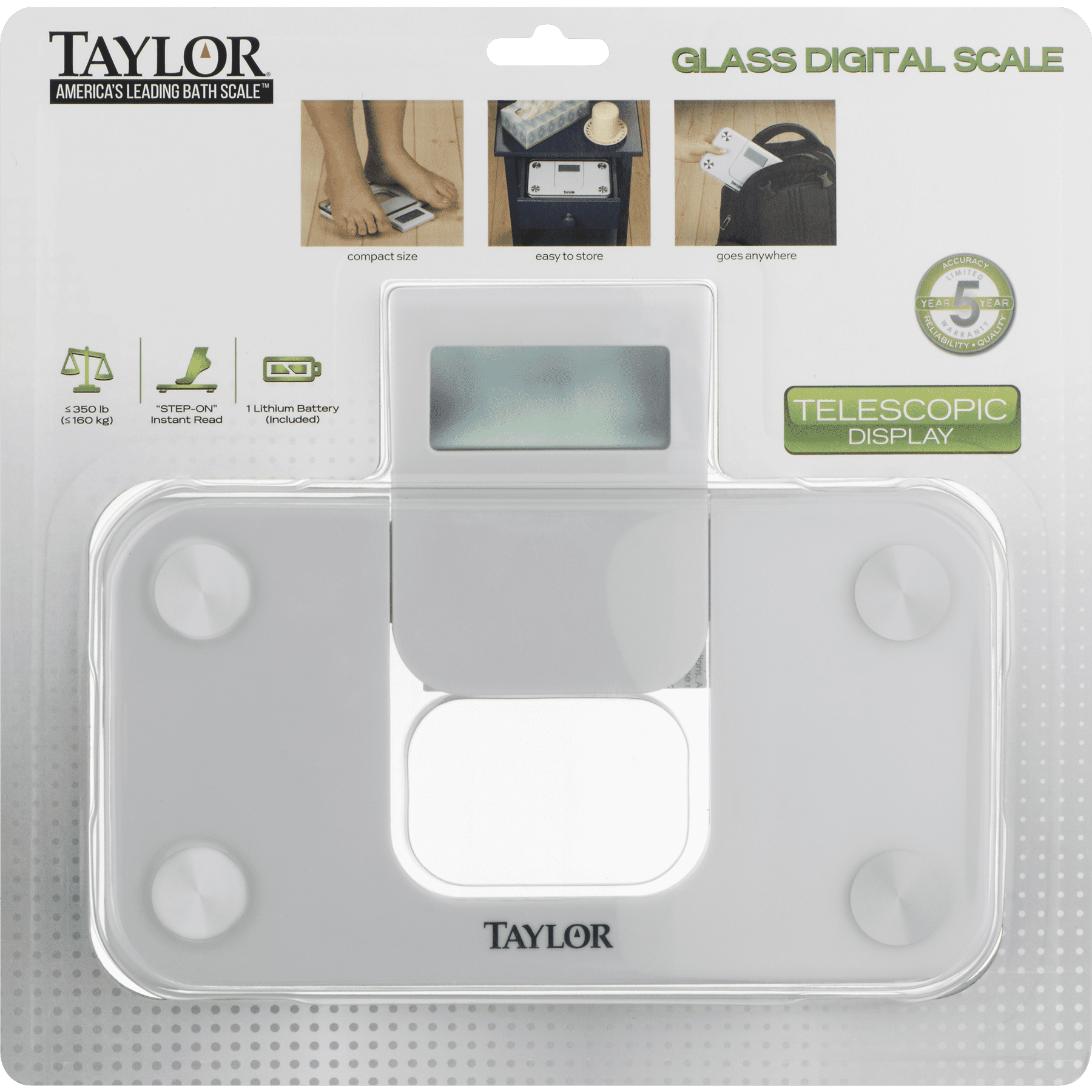 Taylor Glass Digital Scale Telescopic Display 1 0 Ct Com