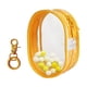 thumbnail image 5 of Bolsa pequeña para guardar muñecas con llavero, mini bolsa de PVC para muñecas, estuche de transporte y funda blanda. Ronda amarilla, 5 of 7
