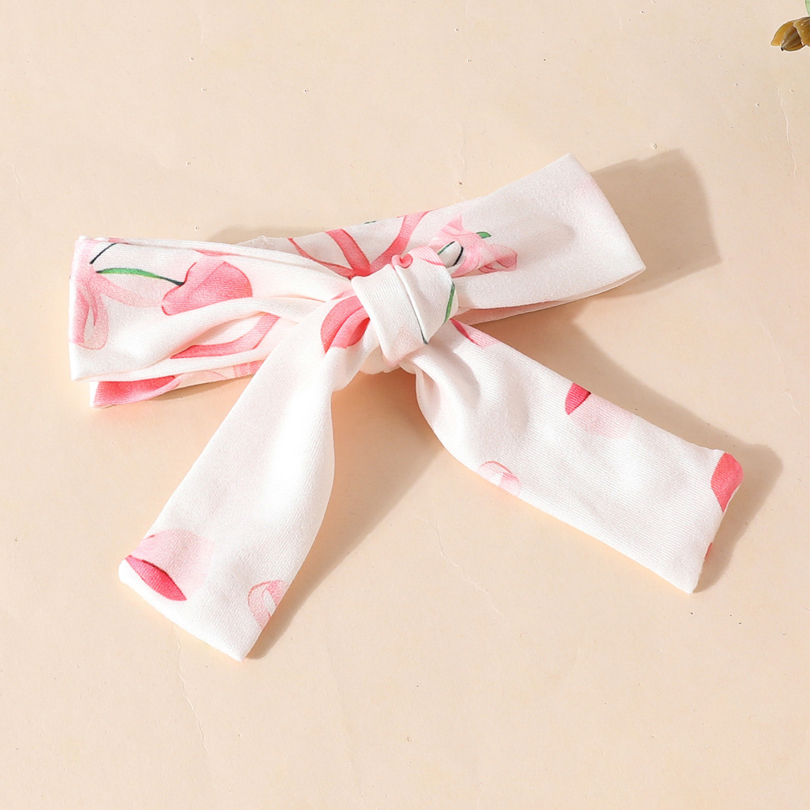 IWEMEK Newborn Baby Girl Clothes Ruffle Long Sleeve Romper Pink Bowknot Skirt 3 Pieces Fall Outfits Set Size 12-18M