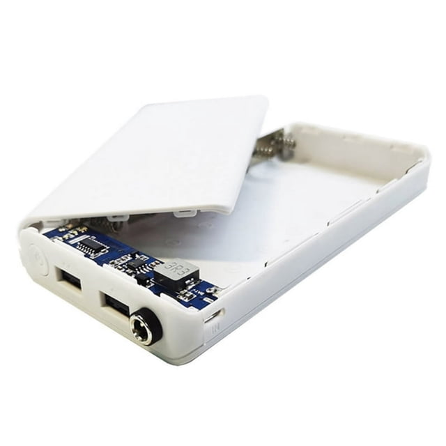 HLONK DC Output 9V/12V Dual USB Output 7x18650 Battery Case Power Bank Shell